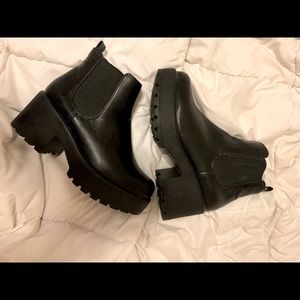 Nasty Gal platform booties